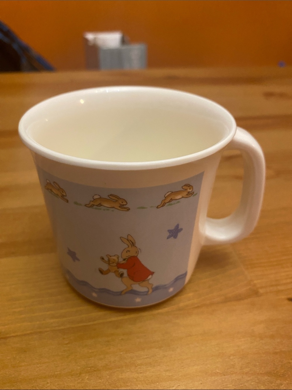 Children's Bunnykins Print Plastic Mug